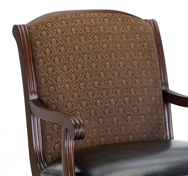 Stetson Carved Brown Accent Chair by Greyson Living