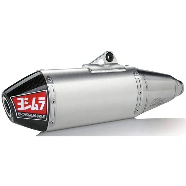 Yoshimura 264620D320 RS-4 HEADER/CANISTER/END Cap Exhaust System SS-AL-CF