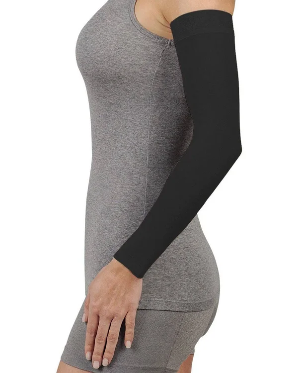 Juzo Soft Max 15-20 mmHg Armsleeve w/ Silicone Top Band - IV, Chocolate