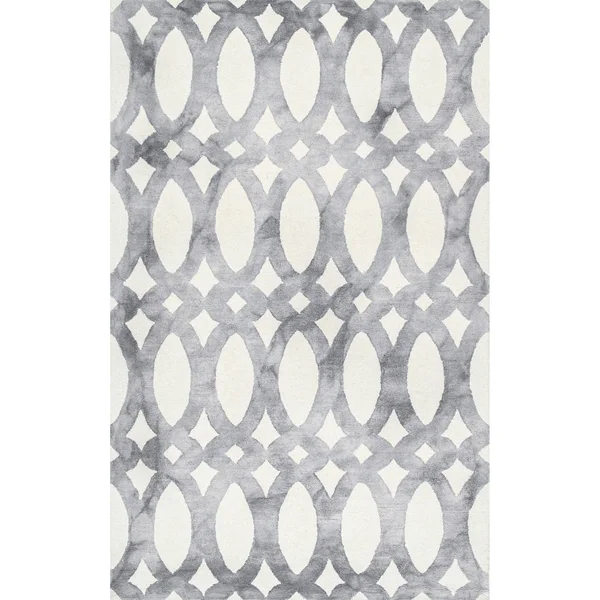 Carson Carrington Lohja Handmade Modern Wool Geometric Area Rug - 2& 6x22 x 8& Runner - Grey