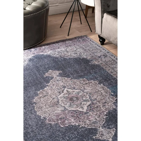 Gracewood Hollow Iragorry Vintage Medallion Area Rug - 7& 6x22 x 9& 10x22