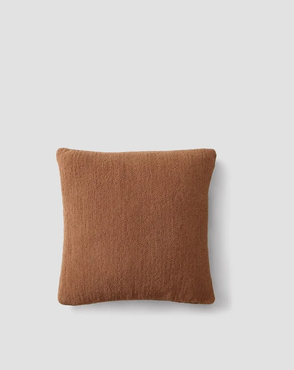Sunday Citizen Snug Throw Pillow - Brown