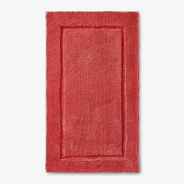Legends Hotel Regal Cotton Bath Rug - Cayenne - Orange/Coral, Size 24x40, The Company Store