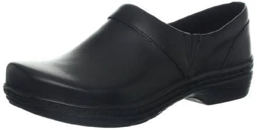 Klogs Mission - Leather Clog - Many Colors Black Smooth - 9 Wide