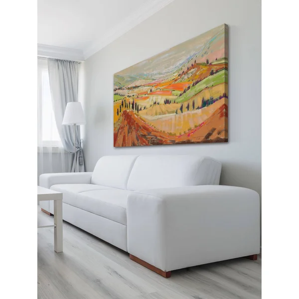 Tuscany XI Painting Print on Wrapped Canvas, Size: 30 inch x 45 inch