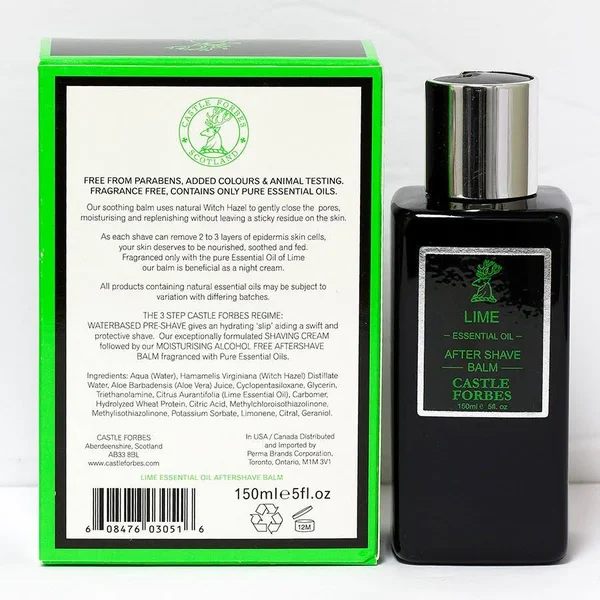 Castle Forbes Essential Oil Aftershave Balm - Lime