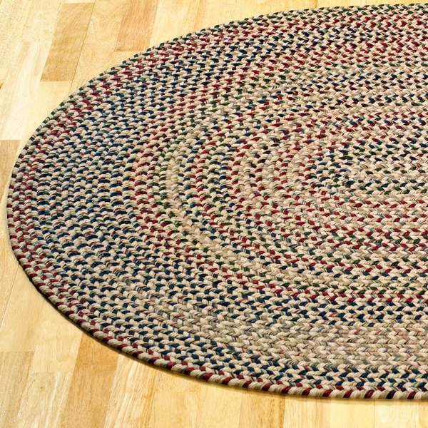 Colonial Mills Worley Dark Green Rug - 2 ft x 11 ft Runner Oval