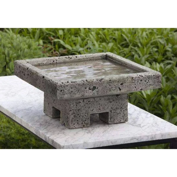 Campania International Kosei Birdbath - Natural