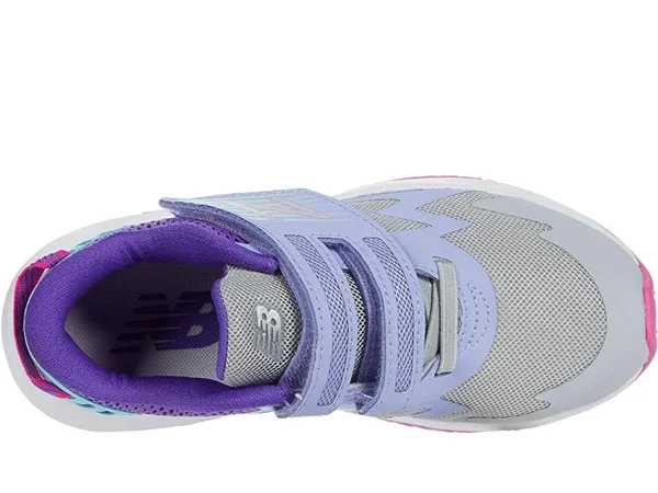 New Balance Kids& Rave Run - Grey/Purple (Size 3 wide)