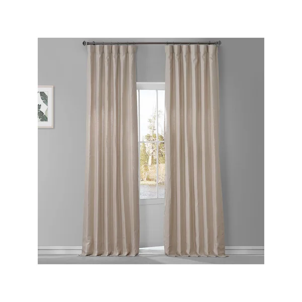 Walnut Beige French Linen Curtain - Half Price Drapes