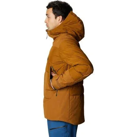 Mountain Hardwear Direct North GTX Windstopper Down Jacket - Men's Golden Brown - XL