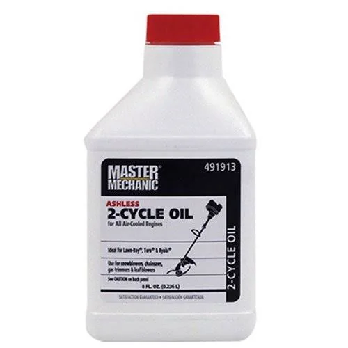 Olympic Oil 491913 Ashless Engine Oil, 2-Cycle, 8-oz.