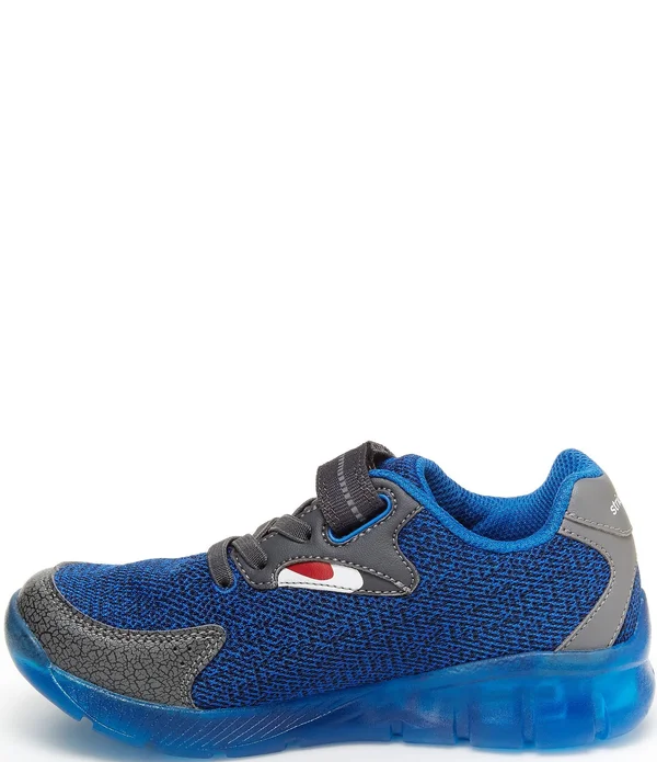 Stride Rite Boys Lighted Shark Sneaker - Black/Blue, 9.5 Toddler US