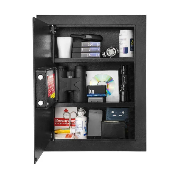 Barska AX13034 Left Opening Biometric Wall Safe