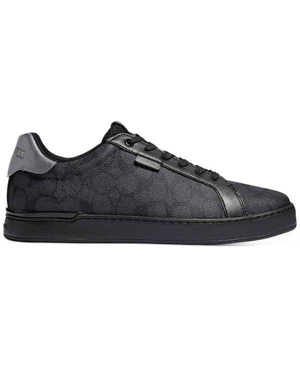 Coach Men's Low Line Signature Low-top Sneakers - Charcoal