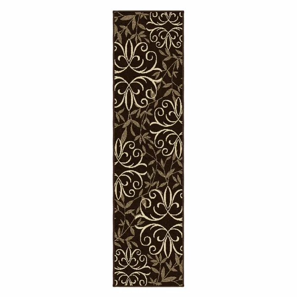 Better Homes and Gardens Iron Fleur Area Rug or Runner, Brown