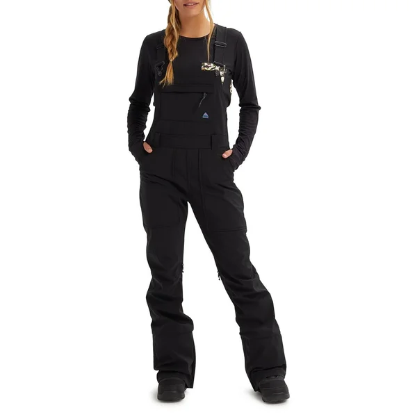 Burton Avalon Bib Softshell (True Black - Large) - Women's