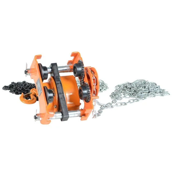 Vestil LOW-1G Chain Hoist Trolley- Low Headroom - Gear