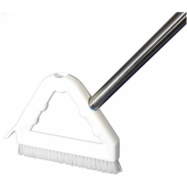 AMZDSM Back and Knee Saving Heavy Duty Grout and Tile Brush with Adjustable Handle.