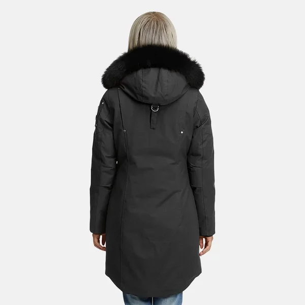 Moose Knuckles - Stirling Parka - Granite - Black Fox Fur S for Women