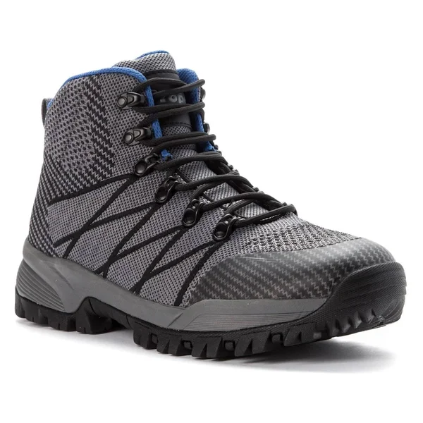 Propet Men's Traverse Waterproof Hiking Boot - Size: 9.5, Grey/Black