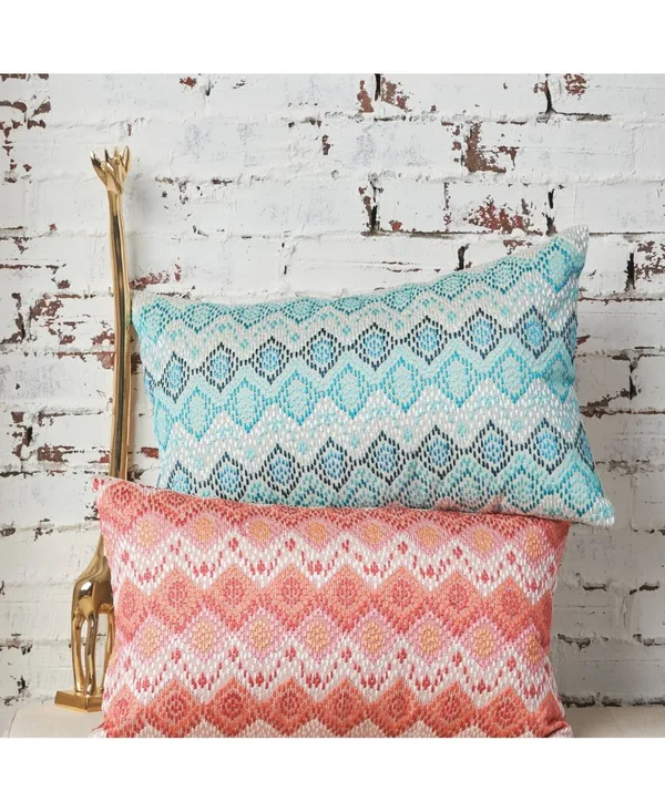 Carol & Frank Darla Pillow - Lagoon