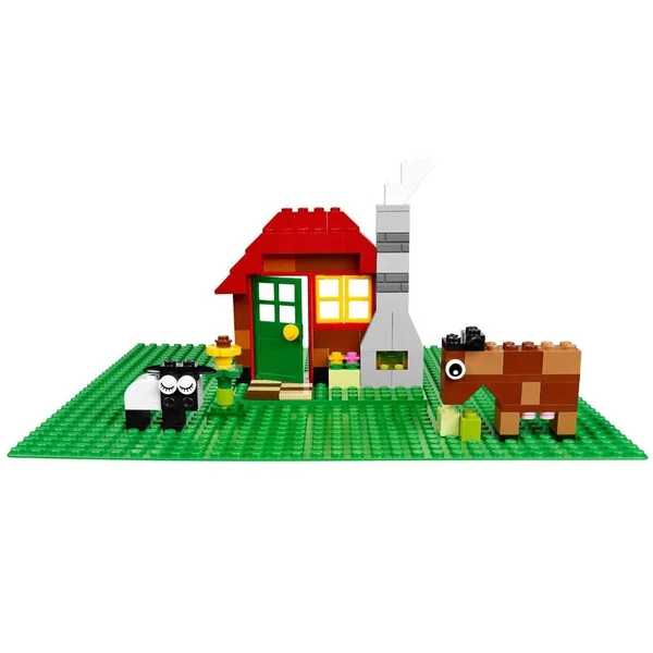 Lego Base 32 x 32 Stud 10 x 10 inch Building Plate Platform - Green (4 Pack)