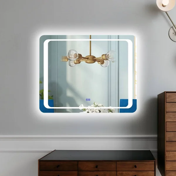 Chloe Lighting Luminosity Back Lit Rectangular Touchscreen - LED Mirror 3 Color Temperatures 3000k-6000k 39x22 Wide