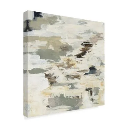 Trademark Fine Art 'Steps on Stones I' Canvas Art by Silvia Vassileva - White