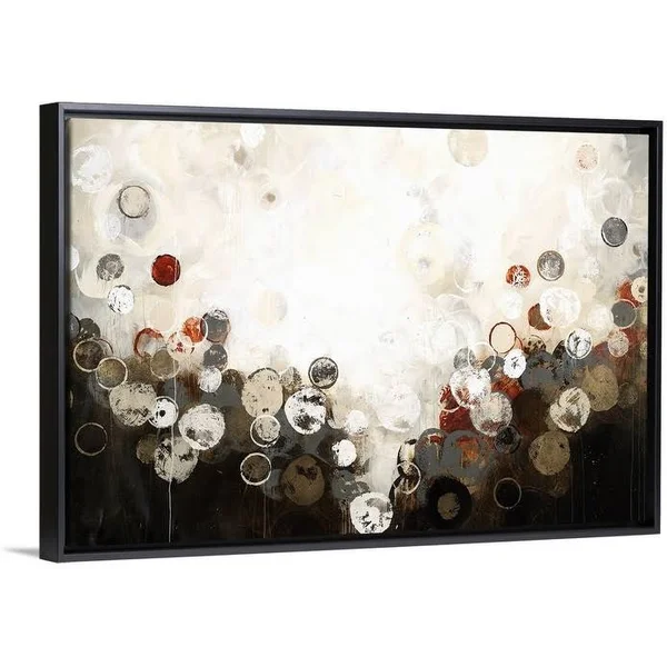 Get to The Point Black Float Frame Canvas Art - 48 x 32