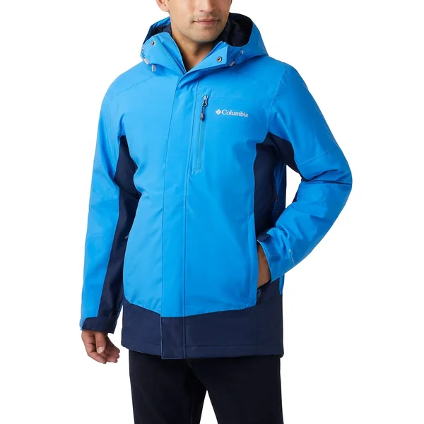 Columbia Lhotse III interchange Jacket 1x - Azure Blue, Collegiate Navy