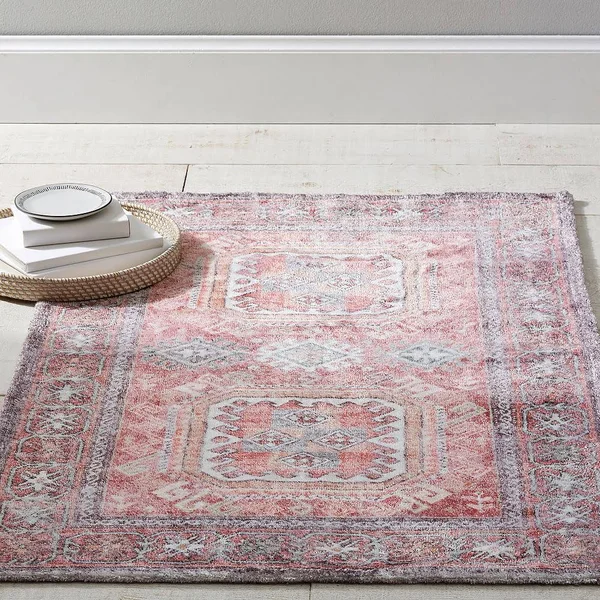Persian Washable Rug, 3'x5', Multi