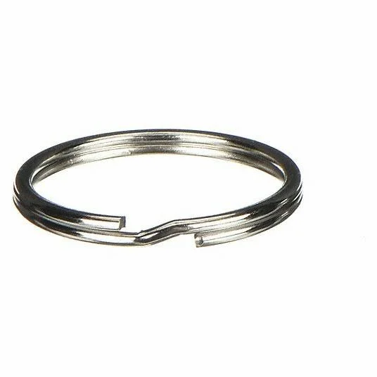 Ball Chain Manufacturing 15mm Nickel Plated Steel Split Key Rings