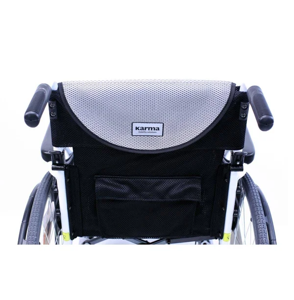 Karman S-Ergo 115 Ultra Lightweight Ergonomic Wheelchair 20x22 Seat, SWG Away Footrest, Quick Release Wheels, Silver