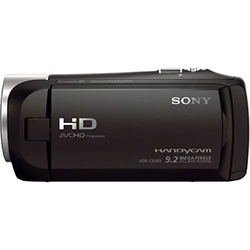 Sony HDR-CX405/B Full HD 60P Camcorder + 64GB Ultra microSDXC UHS-I Memory Card + Np-bx1 Battery Pack + Accessory Bundle