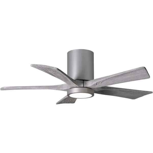 Irene Hugger Ceiling Fan with Light by Matthews Fan Company - Textured Bronze, IR5HLK-TB-BW-60