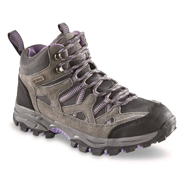 Itasca Women's Vista Hiking Boots, 10B, Gray/Purple