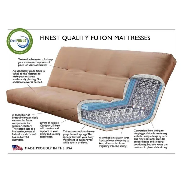 Kodiak Phoenix Frame/Antique White Finish/Canadian Mattress
