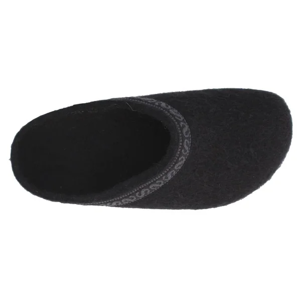 Women's Stegmann Wool Felt Cork Clog Slipper, Size: 11, Black