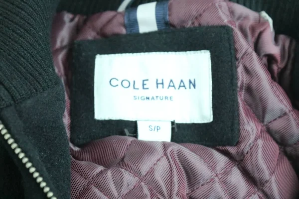 Cole Haan Signature Men's Wool Plush Car Coat with Attached Bib