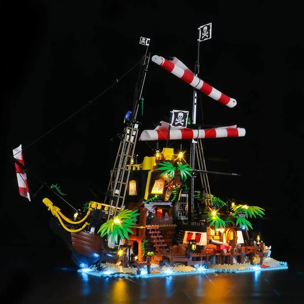 LIGHTAILING Light Set for (Ideas Pirates of Barracuda Bay Building Blocks Model - LED Light Kit Compatible with Lego 21322(NOT I