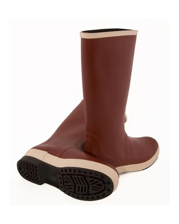 Tingley Rubber MB926B 16-Inch Neoprene Snugleg Boots - Size 11, Plain-Toe, Brick Red