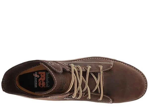 Women's Timberland Pro 6 inch Hightower Alloy Toe Work Boot, Size: 11, Brown