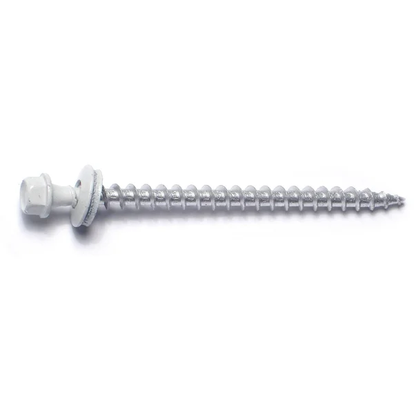 #10 x 3x22 White Painted Steel Hex Washer Head Pole Barn Self-Drilling Screws 260 Pcs.