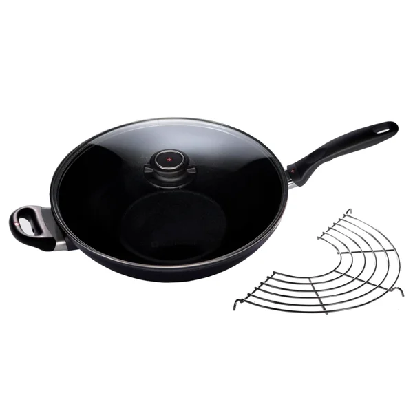 Swiss Diamond Non-Stick Aluminum Wok with Lid