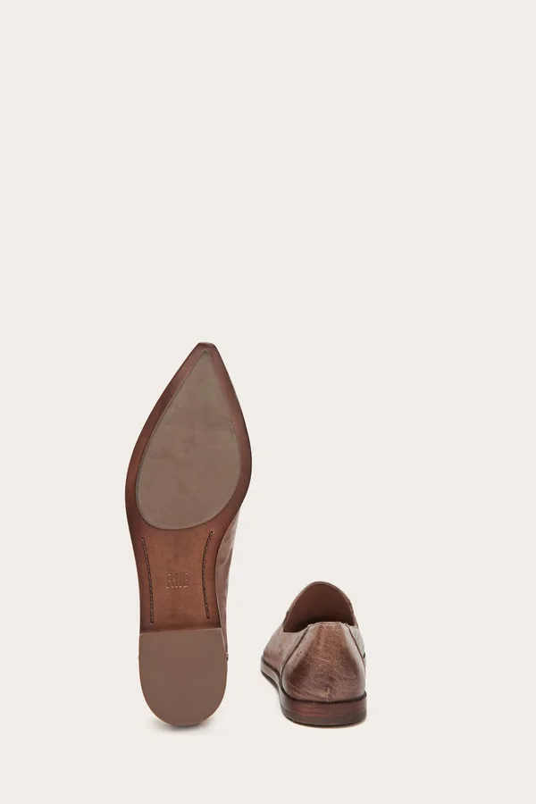 Frye Women's Kenzie Venetian Shoe - Grey, Size 6