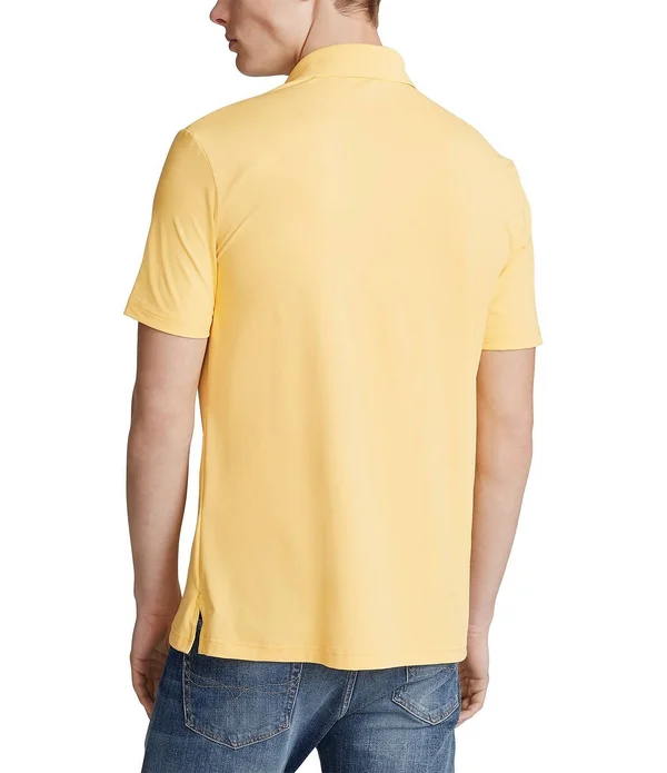 Ralph Lauren Men's Classic Fit Performance Polo Shirt - Size M in Pure White