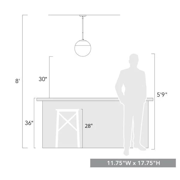 Golden Lighting 3219-L Blk-Red Dixon Pendant Light with Clear Glass & Red Cap Black