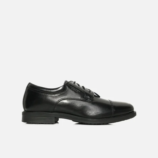 Rockport Men's Essential Details Waterproof Cap Toe, Size: 14 M, Black