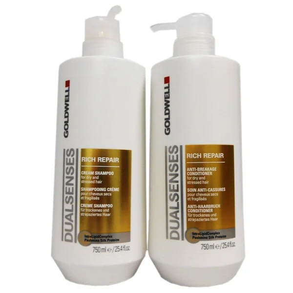 Goldwell Dual Senses Rich Repair Shampoo & Conditioner Hair 25.4 oz ea